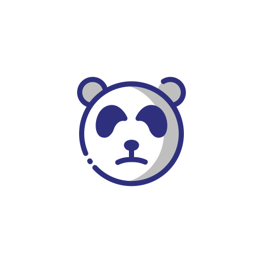 Panda bear icon