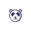 Panda bear icon 64x64
