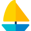 Sailing boat icon 64x64