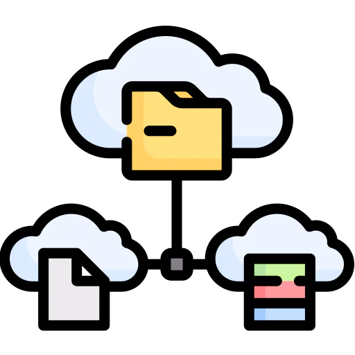 Cloud storage icon
