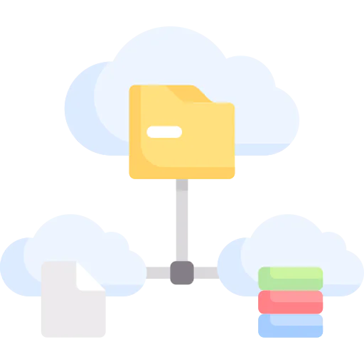 Cloud storage icon