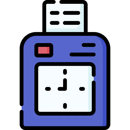 Time recorder icon