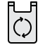 Plastic bag icon 64x64