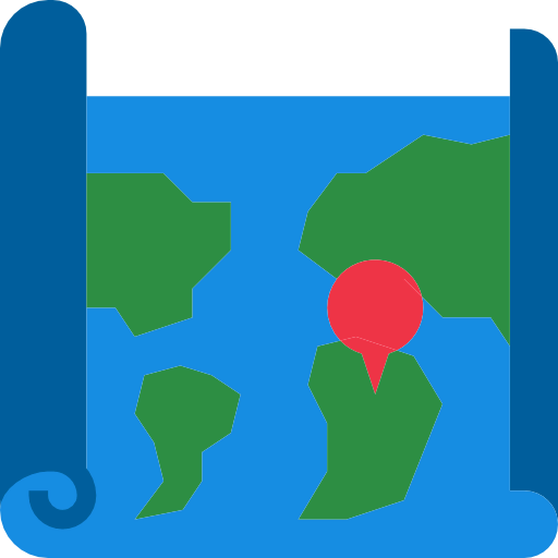 World map icon