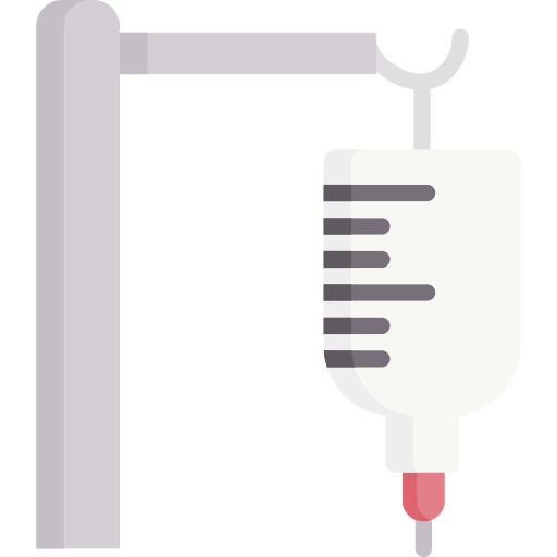 Intravenous saline drip アイコン