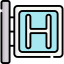 Hospital sign 图标 64x64