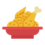 Fried chicken icon 64x64