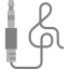 Auxiliary cable icon 64x64