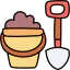Sand bucket ícono 64x64