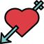 Cupid arrow アイコン 64x64
