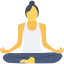 Yoga pose ícone 64x64
