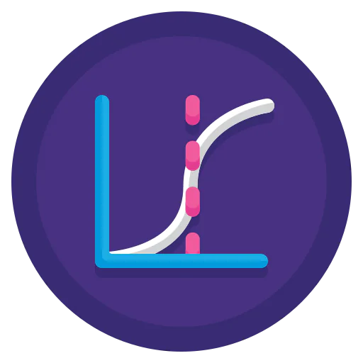 Logistic regression ícono
