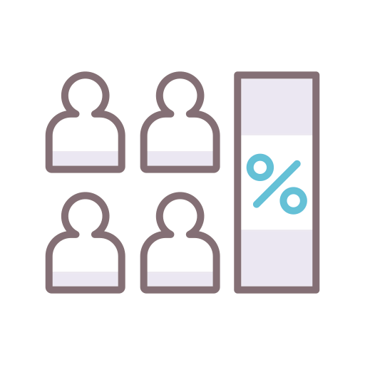 Conversion rate 图标