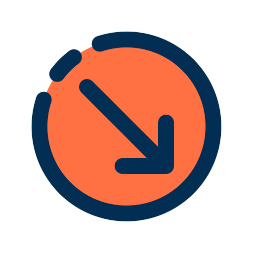 Diagonal arrow icon