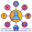 Social marketing icon 64x64