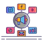 Social media marketing icon 64x64