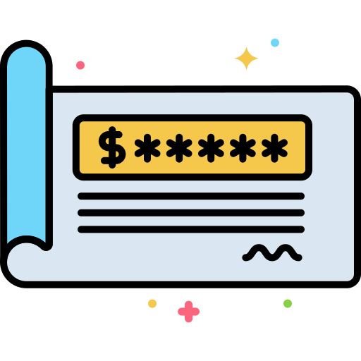 Cheque icon