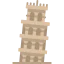 Leaning tower of pisa アイコン 64x64