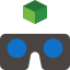 3d glasses アイコン 64x64