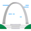 Gateway arch アイコン 64x64