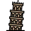 Leaning tower of pisa アイコン 64x64