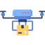 Drone delivery icon 64x64