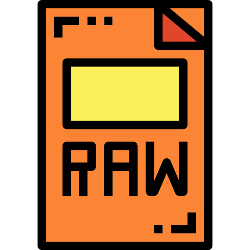 Raw file icon
