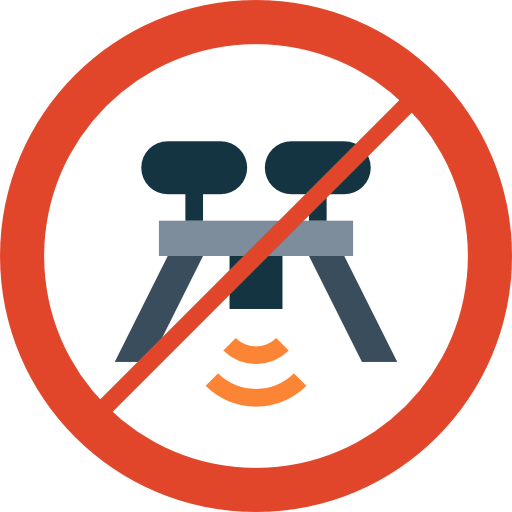 No drone zone Ikona