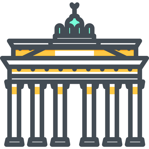 Brandenburg gate іконка