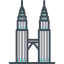 Petronas twin tower icon 64x64