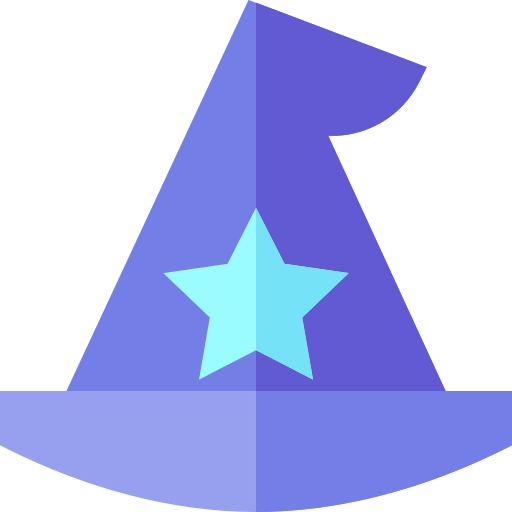 Wizard hat icon