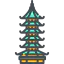 Pagoda ícono 64x64