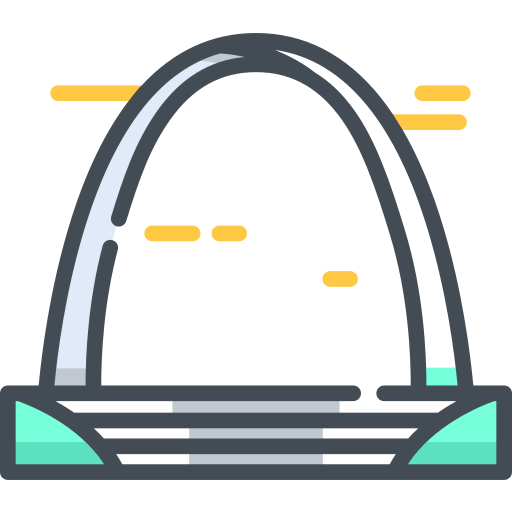 Gateway arch icon