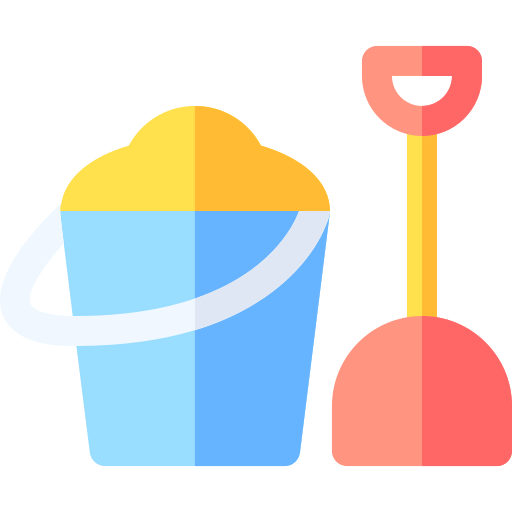 Sand bucket icon