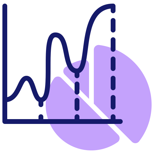 Line chart icon