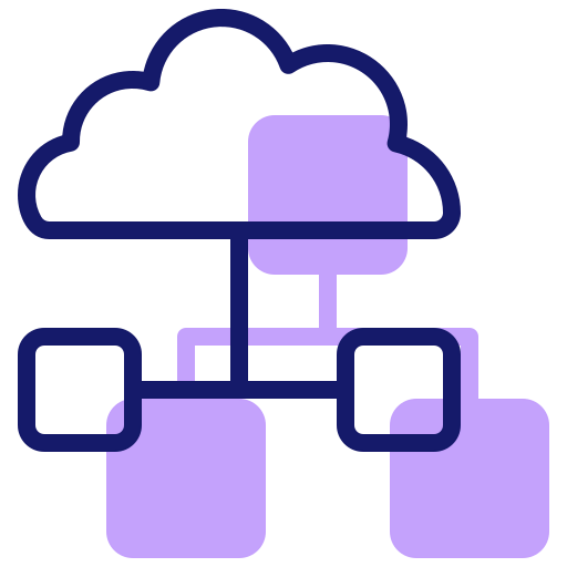 Cloud computing icon