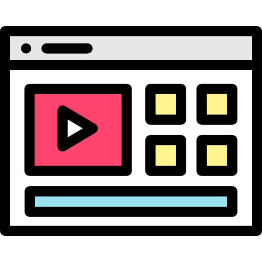 Video editing icône