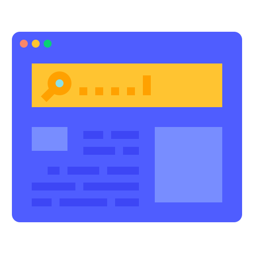Web search engine icon