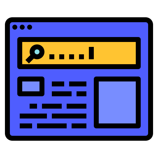 Web search engine icon