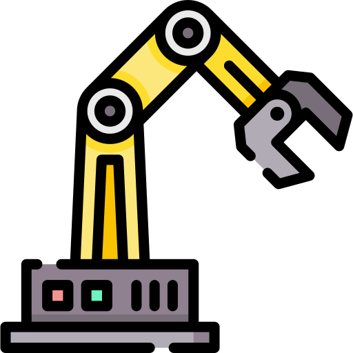 Robotic arm icon