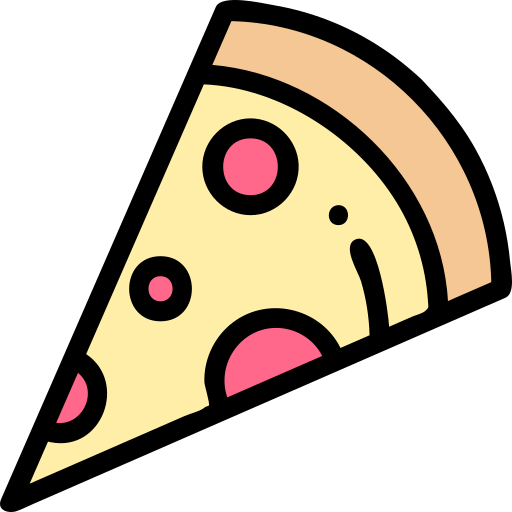 Pizza slice icon