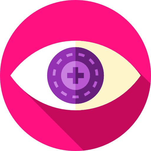 Bionic contact lens icon