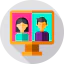 Video conference Symbol 64x64