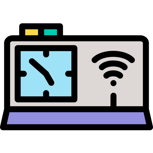 Digital clock icon