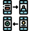 Data flow icon 64x64