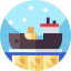 Cargo boat icon 64x64
