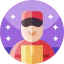 Delivery man icon 64x64