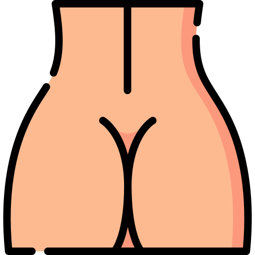 Buttocks icon