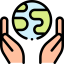 Save the planet icon 64x64