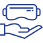 Virtual glasses icon 64x64